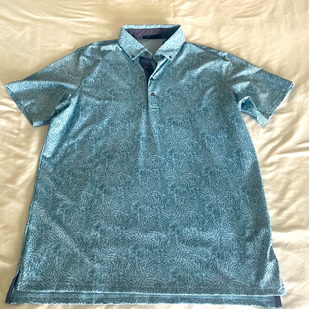 Greyson Men’s Polo Blue L
